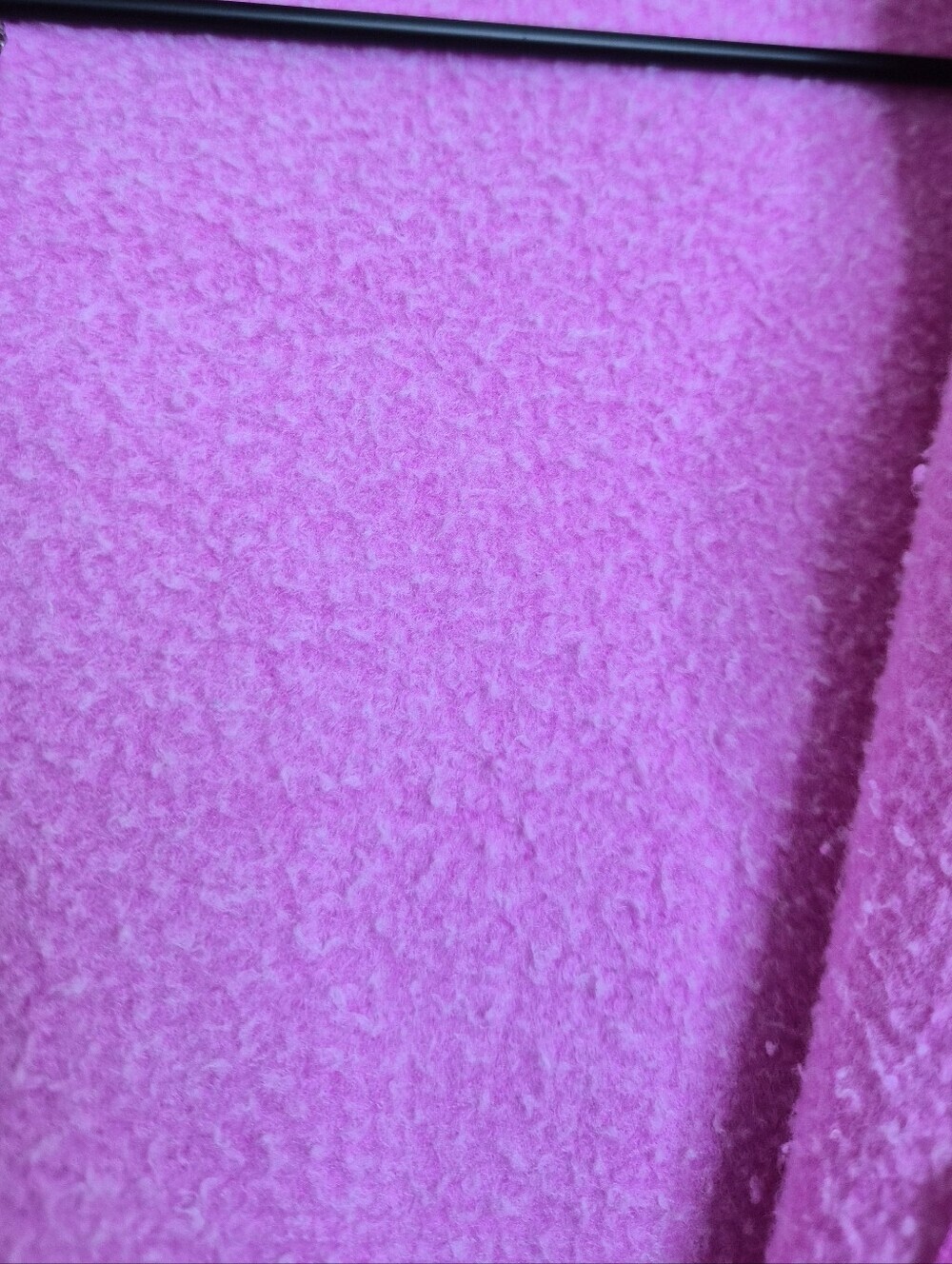 PINK Victorias Secret Hot Pink Cropped Quarter Zip Pullover Sweatshirt Large NWT - Picture 15 of 15